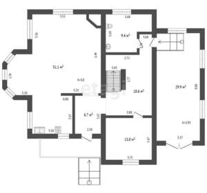 Дом 362м&sup2;, 3-этажный, участок 10 сот.  