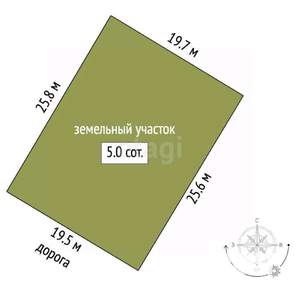 Дача 60м&sup2;, 1-этажный, участок 5 сот.  