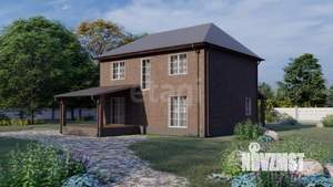 Дом 160м&sup2;, 2-этажный, участок 7 сот.  