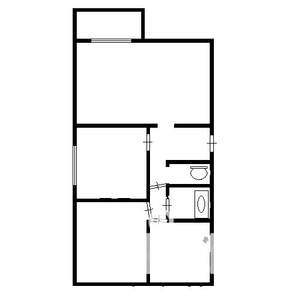 3-к квартира, на длительный срок, 62м2, 5/5 этаж
