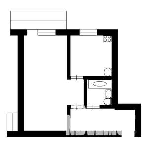 1-к квартира, на длительный срок, 35м2, 4/5 этаж