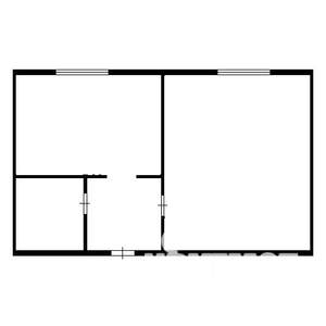 1-к квартира, на длительный срок, 22м2, 2/2 этаж