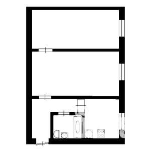 2-к квартира, вторичка, 48м2, 1/5 этаж