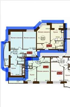 4-к квартира, вторичка, 100м2, 2/9 этаж