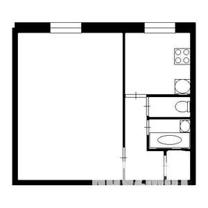 1-к квартира, вторичка, 34м2, 3/5 этаж