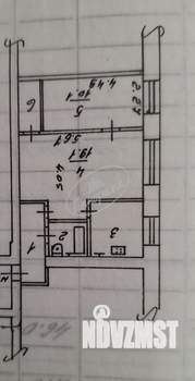 2-к квартира, вторичка, 46м2, 1/5 этаж