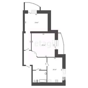 2-к квартира, вторичка, 96м2, 2/5 этаж