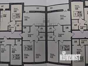 2-к квартира, вторичка, 76м2, 6/12 этаж