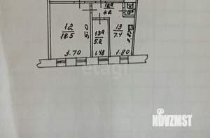2-к квартира, вторичка, 36м2, 2/2 этаж