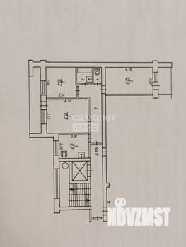 3-к квартира, вторичка, 60м2, 4/9 этаж