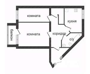 2-к квартира, вторичка, 75м2, 3/9 этаж