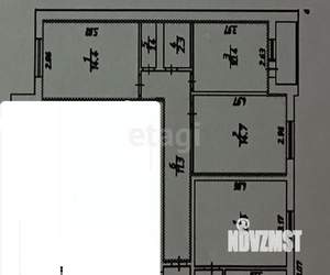 2-к квартира, вторичка, 55м2, 1/3 этаж