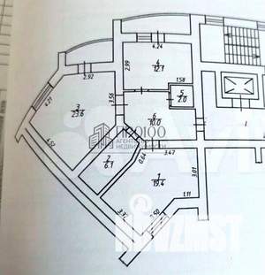 2-к квартира, вторичка, 73м2, 5/9 этаж