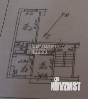 2-к квартира, вторичка, 47м2, 4/5 этаж