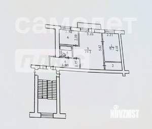 2-к квартира, вторичка, 45м2, 3/5 этаж