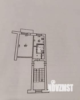 1-к квартира, вторичка, 33м2, 3/5 этаж