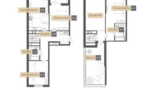 3-к квартира, вторичка, 124м2, 14/14 этаж