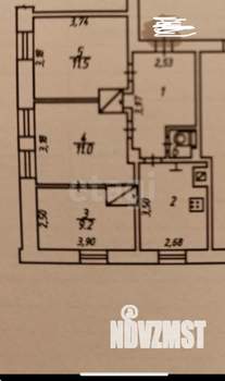 2-к квартира, вторичка, 50м2, 2/2 этаж