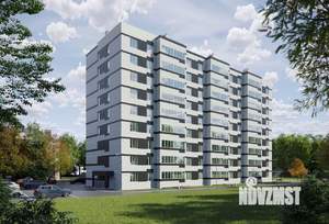 1-к квартира, строящийся дом, 43м2, 1/9 этаж