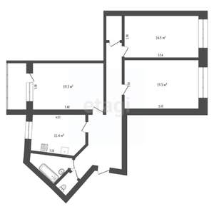 3-к квартира, вторичка, 95м2, 7/9 этаж
