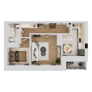 2-к квартира, вторичка, 50м2, 3/3 этаж