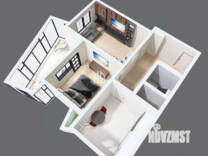 2-к квартира, вторичка, 75м2, 4/19 этаж