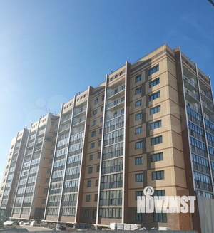 1-к квартира, сданный дом, 46м2, 9/12 этаж