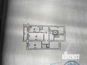 2-к квартира, вторичка, 62м2, 1/9 этаж