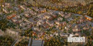 1-к квартира, строящийся дом, 35м2, 9/9 этаж