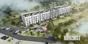 1-к квартира, строящийся дом, 42м2, 6/6 этаж