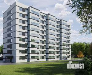 1-к квартира, строящийся дом, 43м2, 2/9 этаж