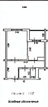 1-к квартира, сданный дом, 41м2, 4/10 этаж