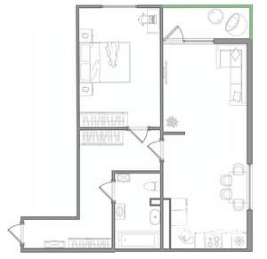 2-к квартира, вторичка, 59м2, 11/19 этаж