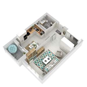 1-к квартира, вторичка, 40м2, 1/3 этаж