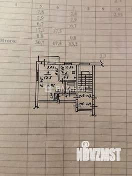 1-к квартира, вторичка, 32м2, 4/5 этаж