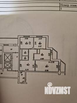 3-к квартира, вторичка, 80м2, 5/16 этаж