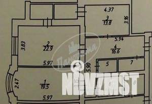 2-к квартира, вторичка, 83м2, 5/9 этаж