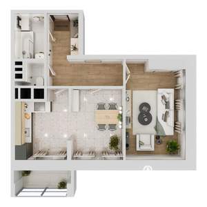 2-к квартира, вторичка, 52м2, 4/9 этаж