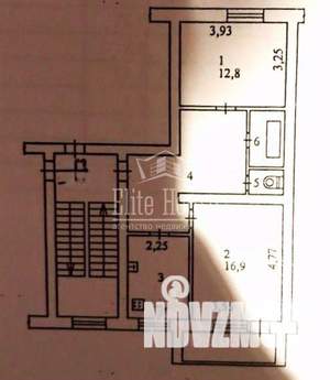 2-к квартира, вторичка, 58м2, 4/5 этаж