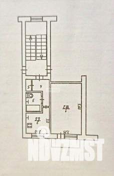 1-к квартира, вторичка, 33м2, 3/5 этаж