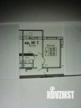 1-к квартира, вторичка, 35м2, 2/10 этаж