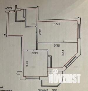 2-к квартира, вторичка, 60м2, 20/22 этаж