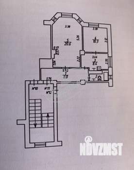 2-к квартира, вторичка, 49м2, 2/2 этаж
