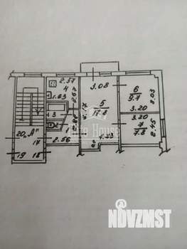 3-к квартира, вторичка, 49м2, 5/5 этаж