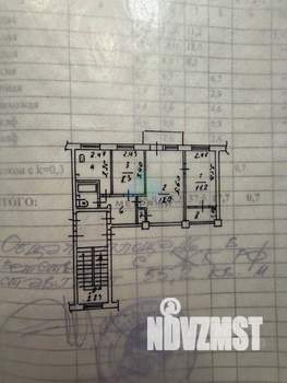 3-к квартира, вторичка, 56м2, 2/5 этаж