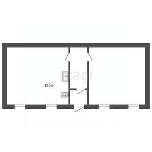 2-к квартира, вторичка, 54м2, 1/1 этаж
