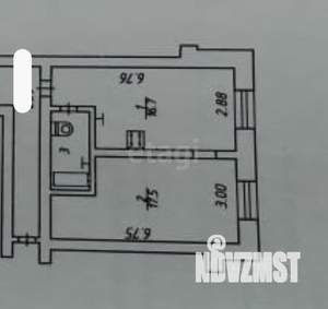 1-к квартира, вторичка, 39м2, 6/7 этаж