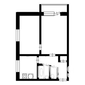 2-к квартира, вторичка, 37м2, 5/5 этаж
