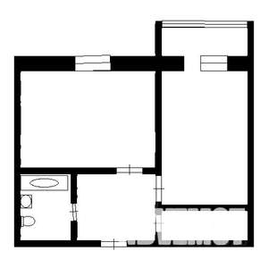 1-к квартира, вторичка, 29м2, 2/5 этаж