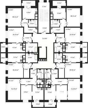 1-к квартира, вторичка, 35м2, 6/9 этаж